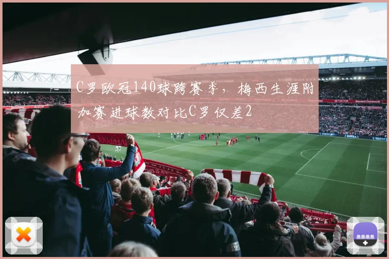 C罗欧冠140球跨赛季，梅西生涯附加赛进球数对比C罗仅差2